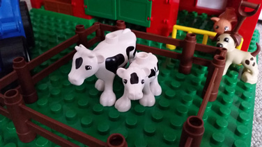 Lego Duplo Bauernhof - Kühe